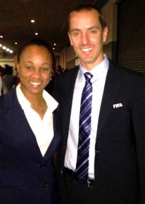 Me and the 2014 FIFA World Cup referee from the US! He's a big deal...